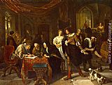 Jan Steen The Marriage painting